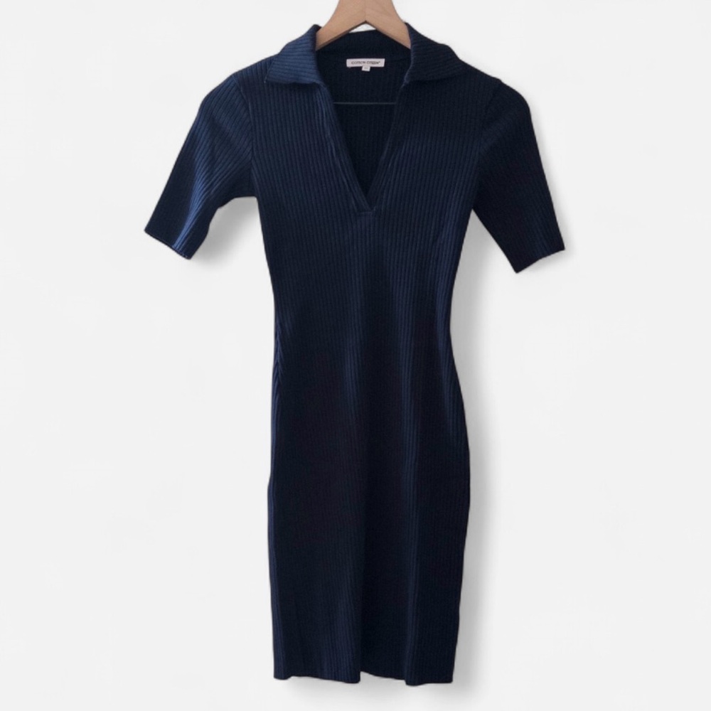 COTTON CITIZEN Ibiza Short Sleeve Polo Dress